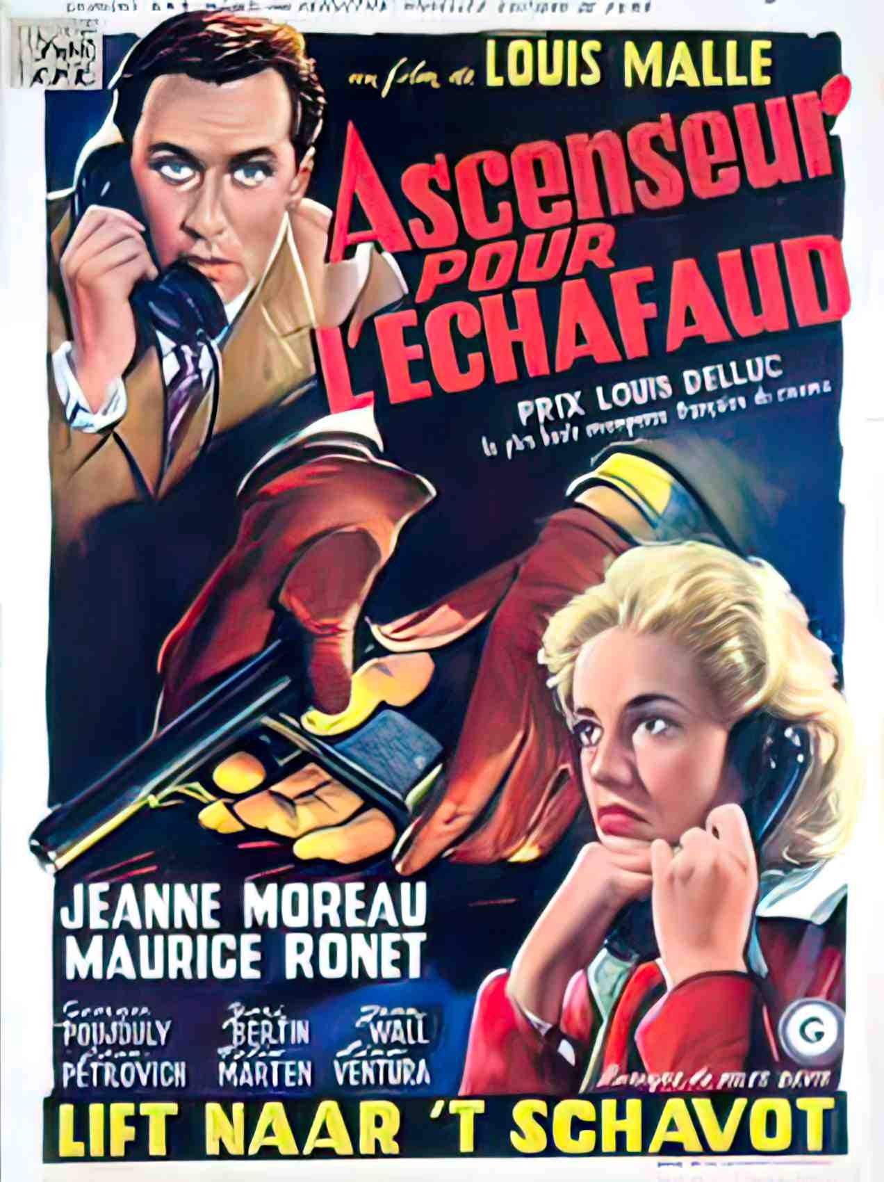 ascenseur echafaud belge Advert A4 Photo Print