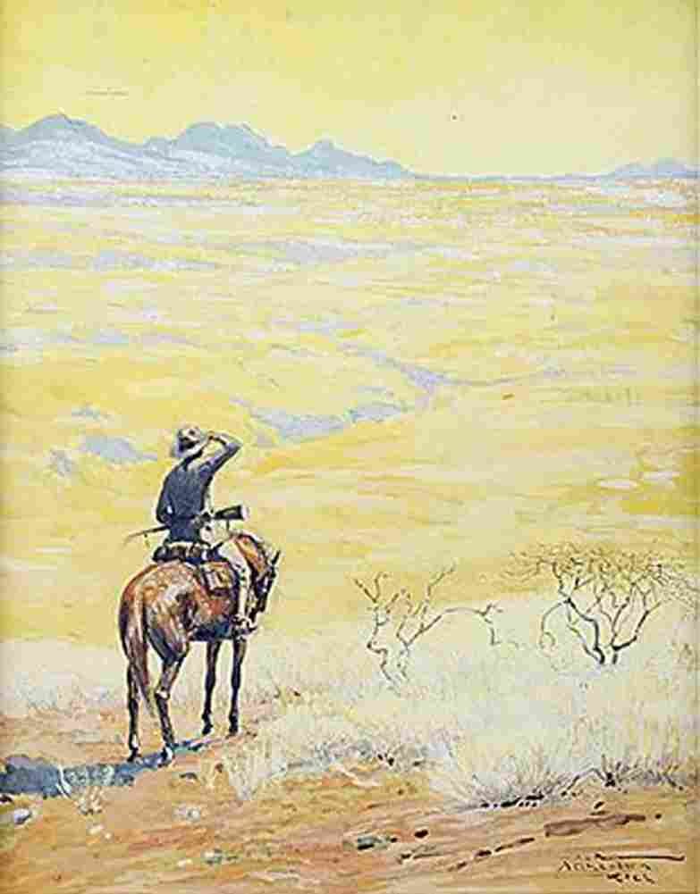 aschenborn lone scout Art A4 Photo Print