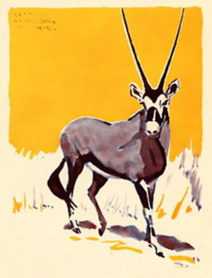aschenborn small watercolour Art A4 Photo Print