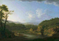 ash Landscape with a Castle Art A4 Photo Print