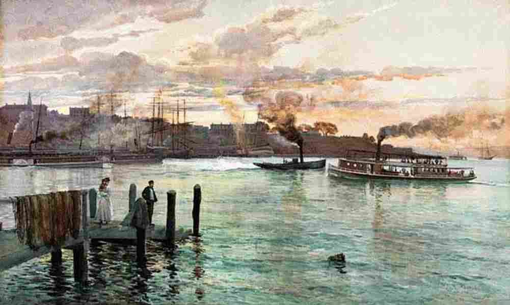 ashton Circular Quay Sydney Art A4 Photo Print