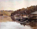 ashton Mosman Ferry Art A4 Photo Print