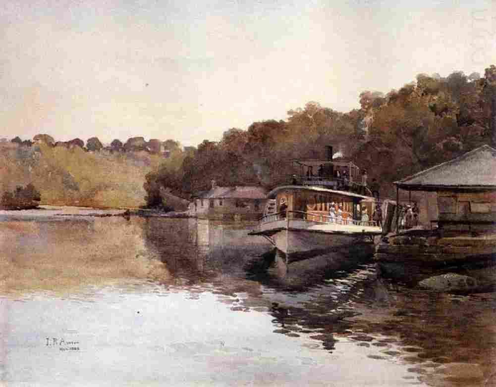 ashton Mosman Ferry Art A4 Photo Print