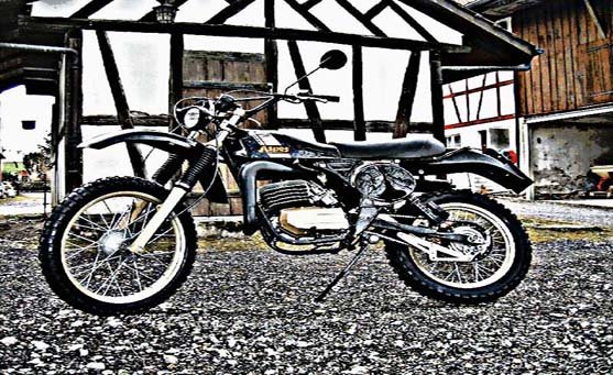 aspes motorbike A4 Photo Print