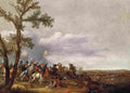 asselyn cavalry engagement Art A4 Photo Print