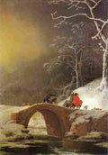 asselyn huntsmen on a bridge Art A4 Photo Print