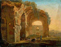 asselyn shepherd before classical ruins Art A4 Photo Print