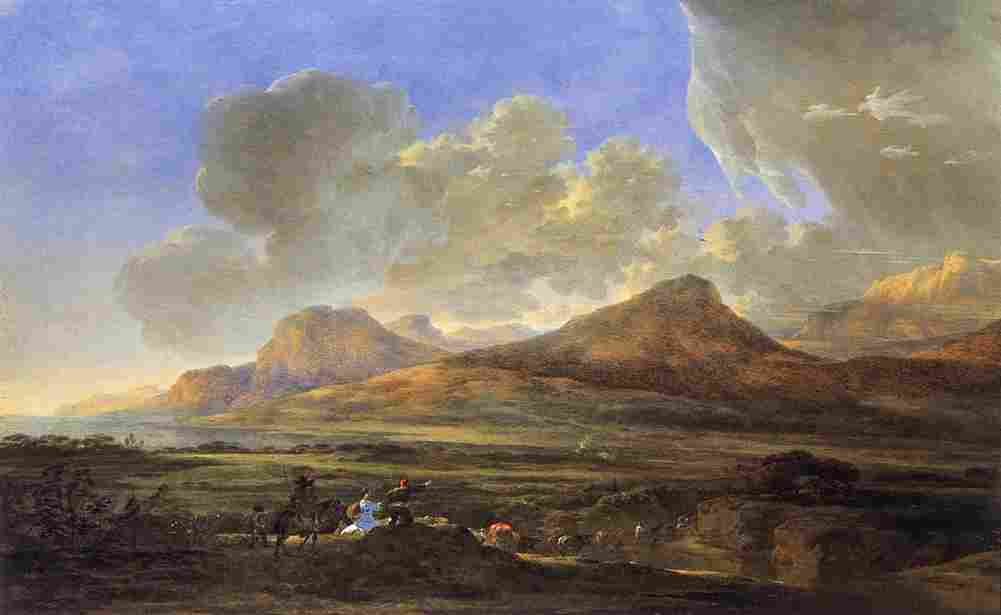 asselyn traveling herdsmen Art A4 Photo Print