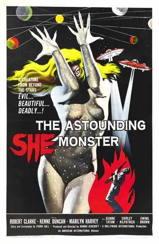 astounding she monster 01 film star poster A4 Photo Print