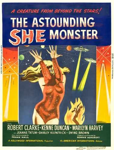 astounding she monster 02 film star poster A4 Photo Print