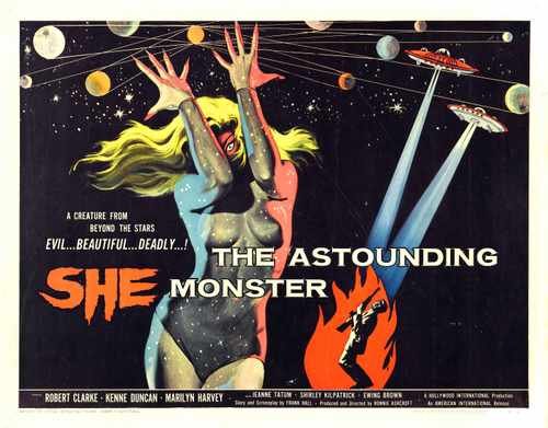 astounding she monster 03 film star poster A4 Photo Print