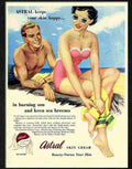 astral skin cream 1950s Advert A4 Photo Print