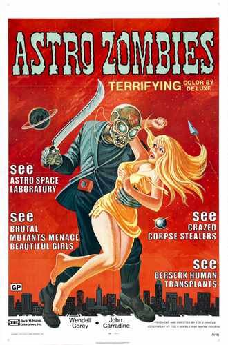 astro zombies 01 film star poster A4 Photo Print