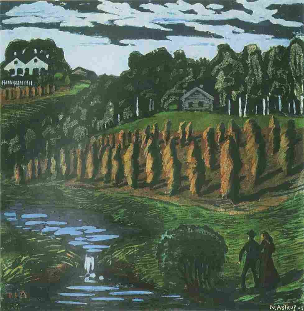 astrup small stook Art A4 Photo Print