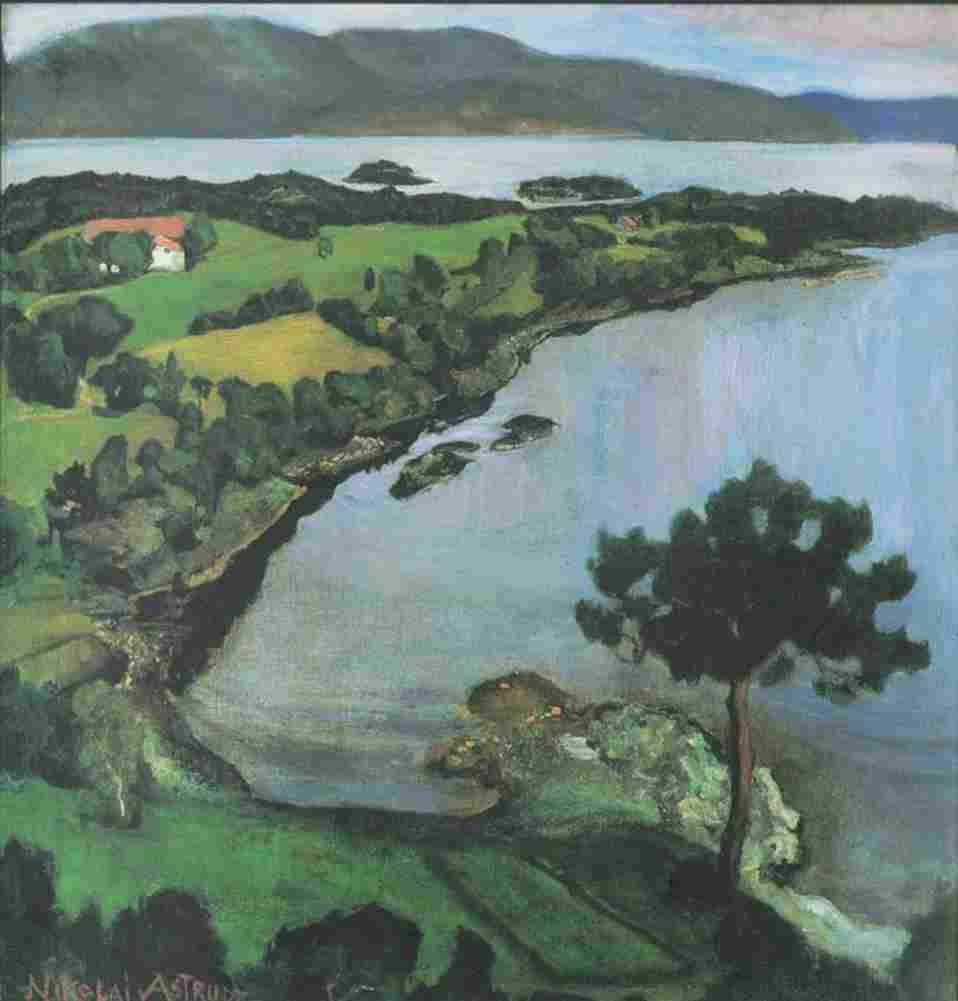astrup svanoy bay Art A4 Photo Print