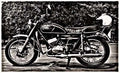 at90 motorbike A4 Photo Print