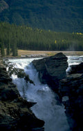 athabasca falls waterfall 1980s 1990s A4 Photo Print