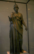 athena statue roman 1980s 1990s A4 Photo Print