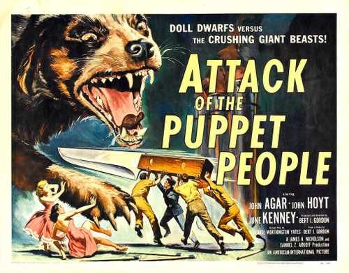 attack of puppet people 02 film star poster A4 Photo Print