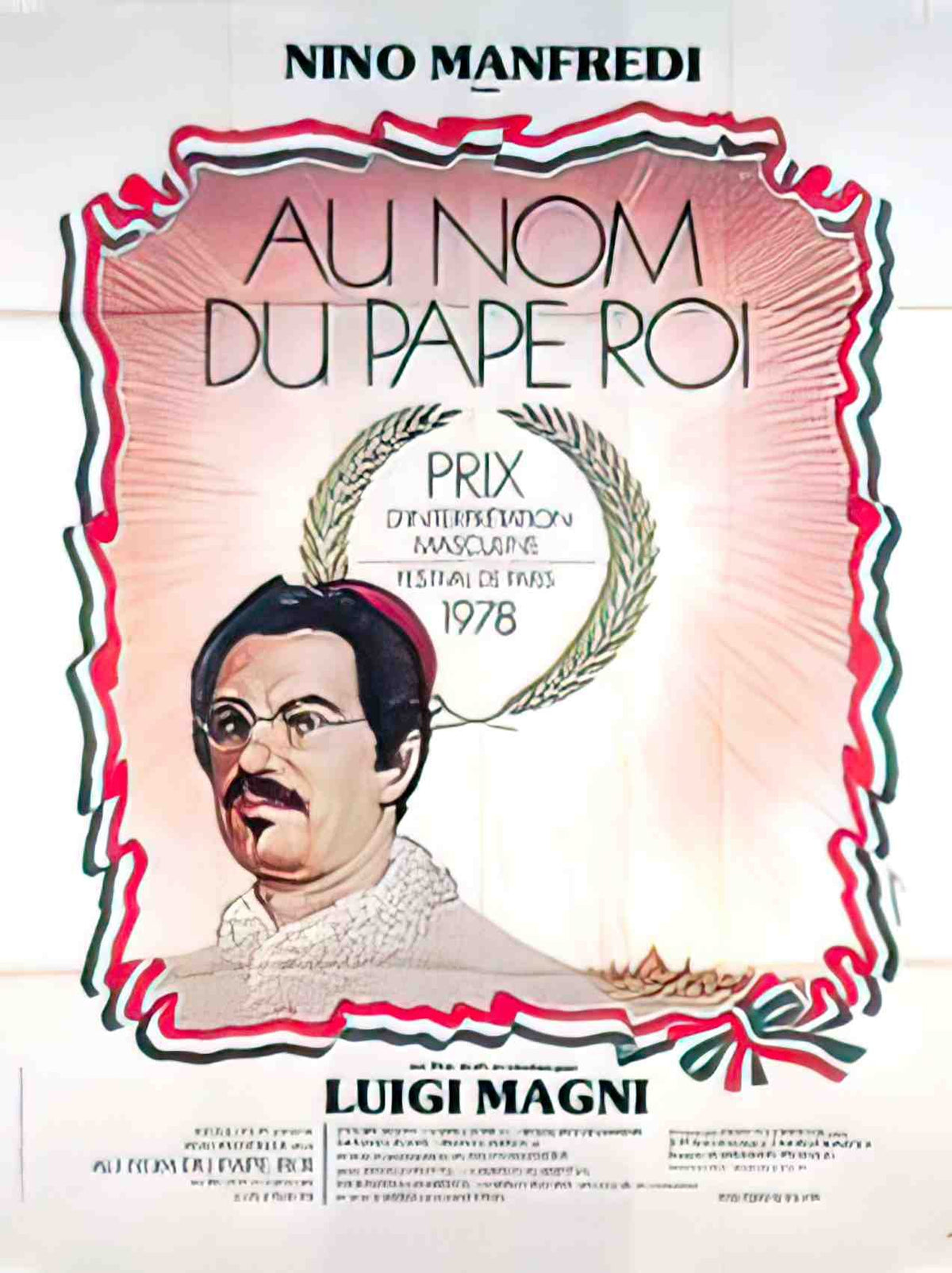 au nom du pape roi Advert A4 Photo Print
