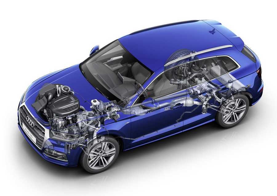 audi q5 cutaway A4 Photo Print