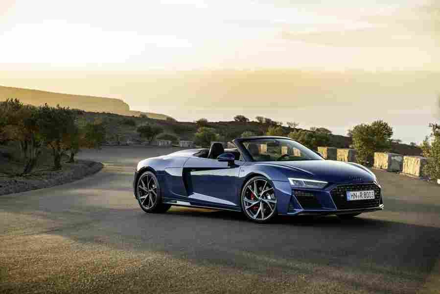 audi r8 v10 performance rwd spyder 2021 7219 16 Car A4 Photo Print