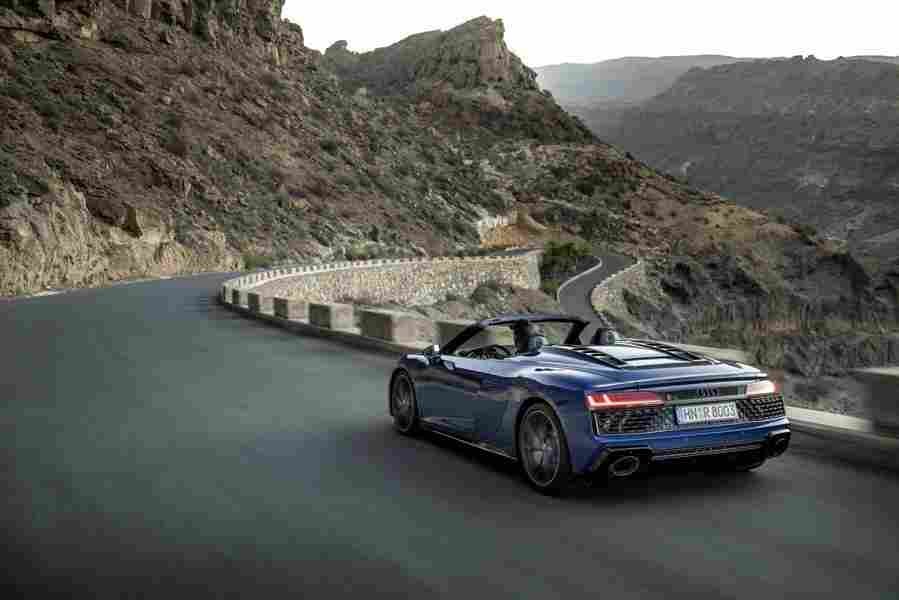 audi r8 v10 performance rwd spyder 2021 7219 17 Car A4 Photo Print