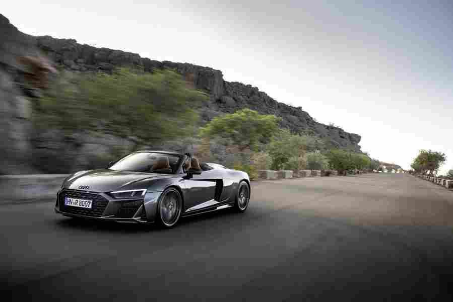 audi r8 v10 performance rwd spyder 2021 7219 21 Car A4 Photo Print