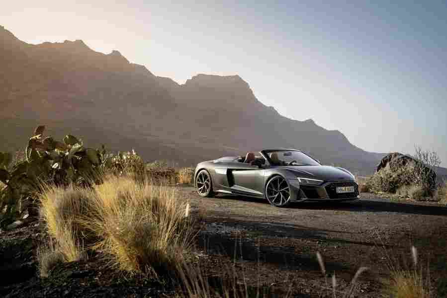 audi r8 v10 performance rwd spyder 2021 7219 25 Car A4 Photo Print