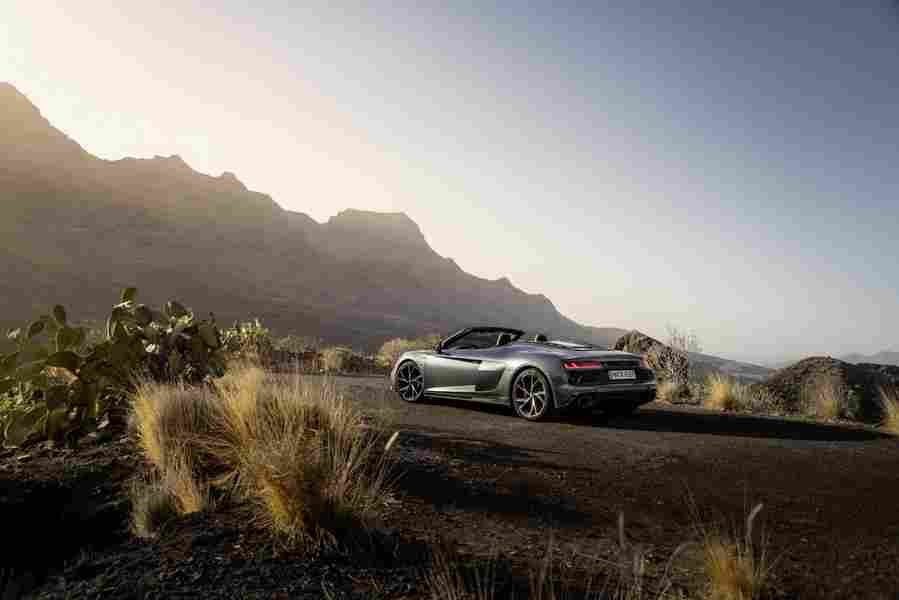 audi r8 v10 performance rwd spyder 2021 7219 26 Car A4 Photo Print
