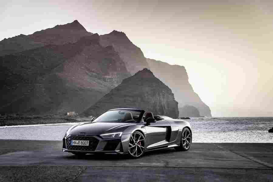 audi r8 v10 performance rwd spyder 2021 7219 27 Car A4 Photo Print