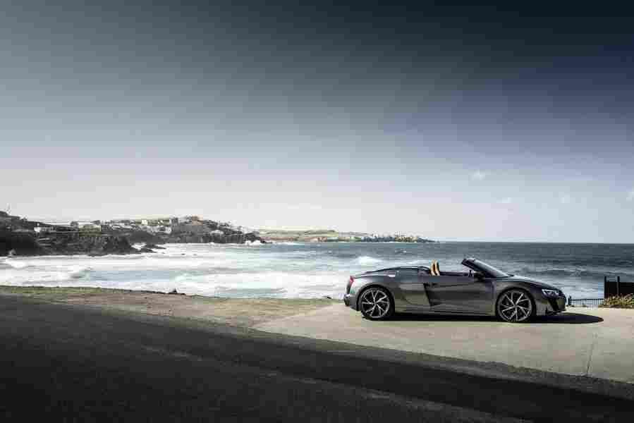 audi r8 v10 performance rwd spyder 2021 7219 29 Car A4 Photo Print