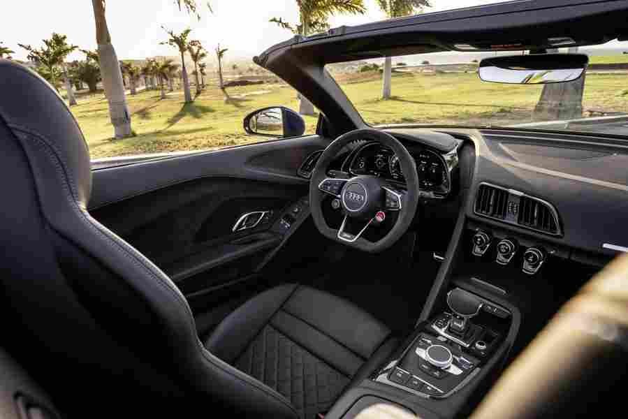 audi r8 v10 performance rwd spyder 2021 7219 3 Car A4 Photo Print