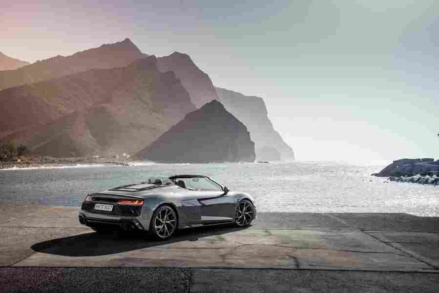 audi r8 v10 performance rwd spyder 2021 7219 30 Car A4 Photo Print