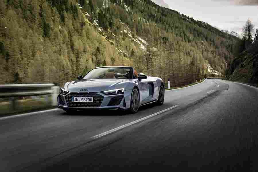 audi r8 v10 performance rwd spyder 2021 7219 5 Car A4 Photo Print
