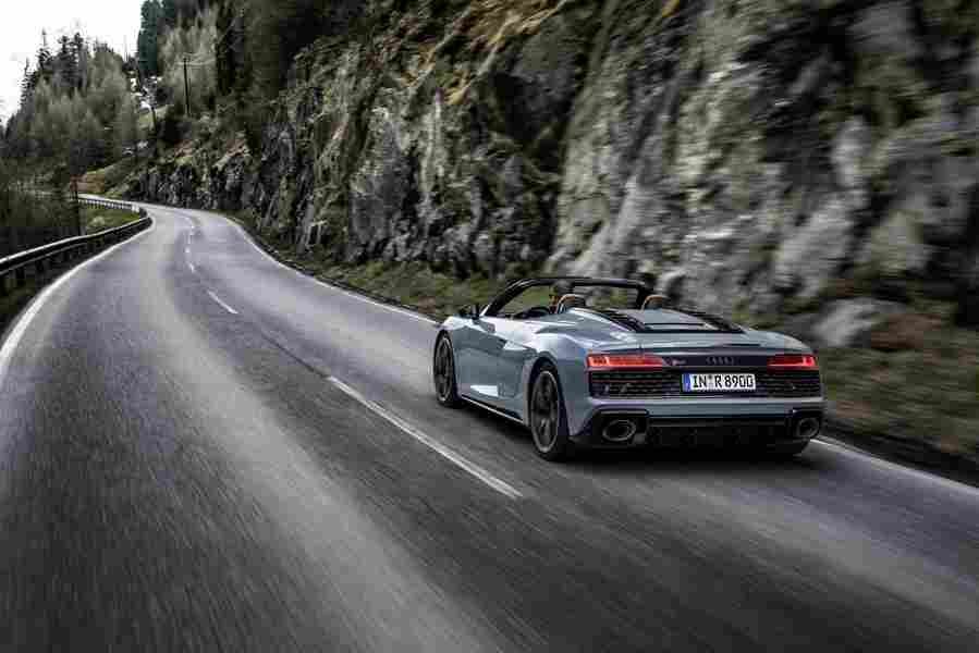 audi r8 v10 performance rwd spyder 2021 7219 6 Car A4 Photo Print