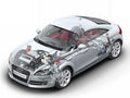 audi tt cutaway A4 Photo Print
