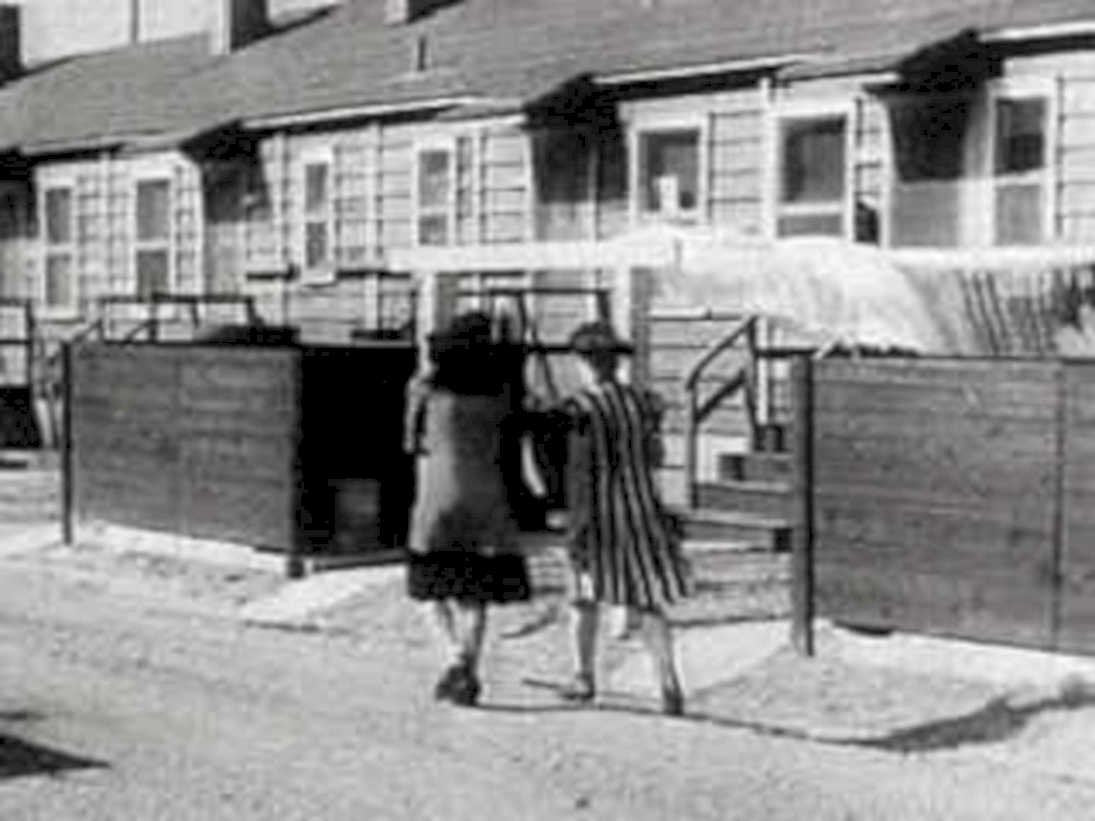 auschwitz storage units1980s 1990s A4 Photo Print