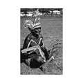 australia australian aboriginal with boomerangs murfett 157 Vintage A4 Photo Print