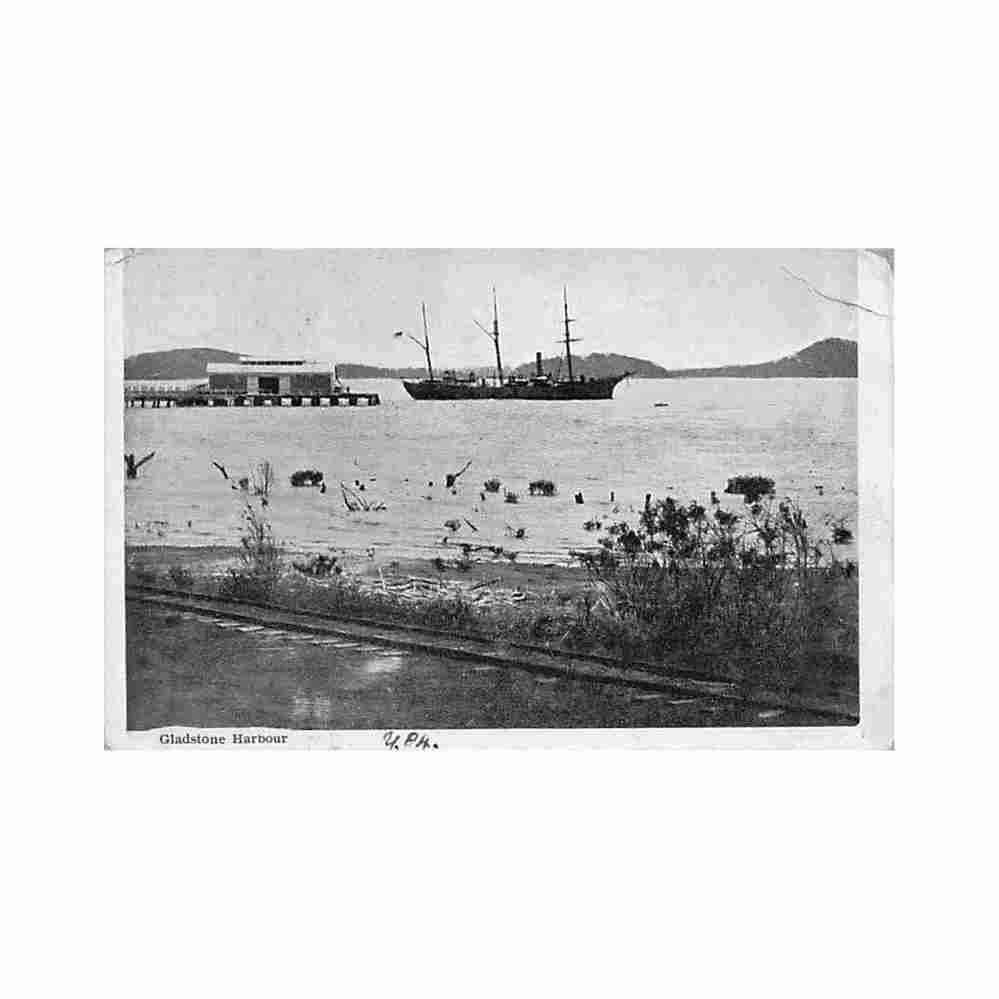 australia gladstone harbour Vintage A4 Photo Print
