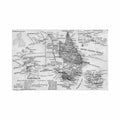 australia map of australia with great britain on same scale hec robinson Vintage A4 Photo Print