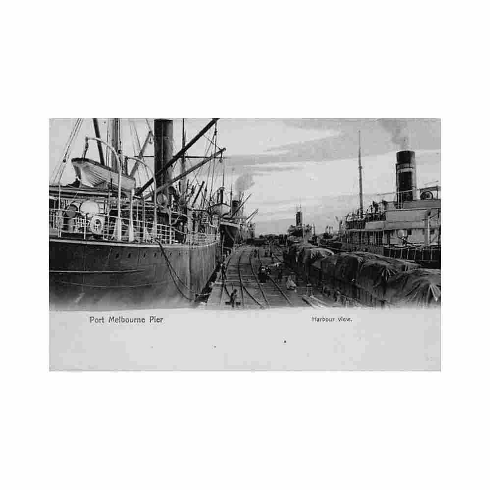 australia melbourne vic harbour view j reichardt 2 Vintage A4 Photo Print