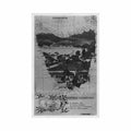 australia near hobart tas browns river map Vintage A4 Photo Print