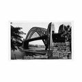 australia sydney nsw harbour bridge Vintage A4 Photo Print