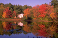 autumn lake maple 1 1980s 1990s A4 Photo Print