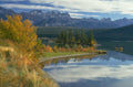 autumn lake serenity 1980s 1990s A4 Photo Print