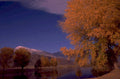 autumn landscape reflection 1980s 1990s A4 Photo Print