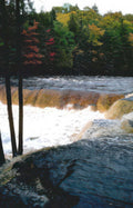 autumn river rapids 2 Vintage A4 Photo Print