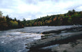 autumn river rocks Vintage A4 Photo Print