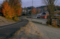 autumn rural road 1980s 1990s A4 Photo Print